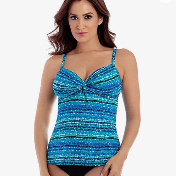 Miraclesuit Night Lights Roswell tankini top - Picture 3 of 12